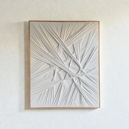 Layers Of Silence White Tablo