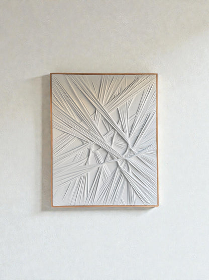 Layers Of Silence White Tablo